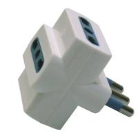 Adattatore triplo con spina 2P+T 16A 3 prese bipasso 10-16A - Mkc - 492518373 - 8006012108361 - DMwebShop