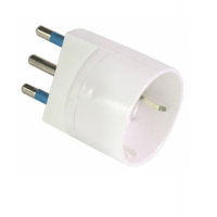Adattatore semplice con spina 2P+T 16A presa Schuko 16A - Mkc 492517925