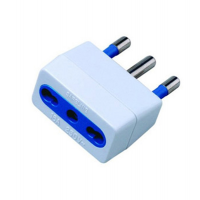 Adattatore semplice con spina 2P+T 16A presa bipasso 10-16A - Mkc - 492518885 - 8006012316001 - DMwebShop