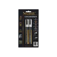 Marcatore a gesso liquido - punta media da 2 - 6 mm - bianco - conf. 2 pezzi - Securit - BL-SMA510-WT - 8717624242212 - DMwebShop