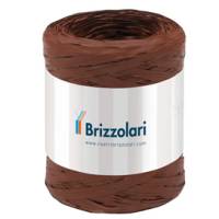 Nastro Rafia sintetica - marrone 14 - 5 mm x 200 mt - Brizzolari - 01003714 - 8031653208682 - DMwebShop