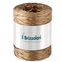 Nastro Rafia sintetica - oro 33 - 5 mm x 200 mt - Brizzolari - 01003733 - 8031653208132 - DMwebShop