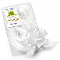 Nastri strip 6800 - in polipropilene - bianco 01 - per fiocco autocomponibile - 31 mm - Ø 13 cm - conf. 30 pezzi - Brizzolari - 00313201 - 8031653020246 - DMwebShop
