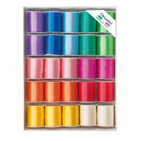 Rocche di nastro liscio 6800 - 10 mm x 10 mt - colori primaverili assortiti - conf. 25 pezzi - Brizzolari - 00307999 - 8031653020215 - DMwebShop