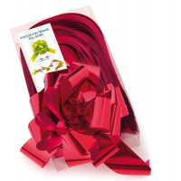 Nastro strip metal 6870 - rosso 07 - per fiocco autocomponibile - 50 mm - Ø 20 cm - Brizzolari - 00314107 - 8031653035912 - DMwebShop