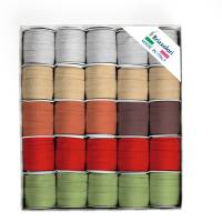 Rocche Glitty 68245 - 10 mm x 5 mt - colori assortiti - conf. 25 pezzi - Brizzolari - 02307500 - 8031653460974 - DMwebShop