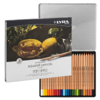 Pastelli Aquarell Rembrandt - 3,7 mm - colori assortiti - scatola metallo 24 pezzi - Lyra - L2011240 - 4084900170489 - DMwebShop