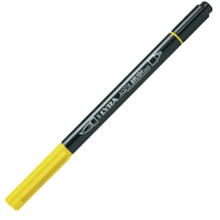 Pennarello Aqua Brush Duo - punte 2-4 mm - giallo di cadmio limone - Lyra - L6520005 - 4084900661710 - DMwebShop