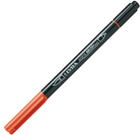 Pennarello Aqua Brush Duo - punte 2-4 mm - rosso saturno - conf. 10 pezzi - Lyra - L6520015 - 4084900661833 - DMwebShop