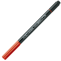 Pennarello Aqua Brush Duo - punte 2-4 mm - carminio scuro - conf. 10 pezzi - Lyra - L6520026 - 4084900661925 - DMwebShop