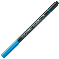 Pennarello Aqua Brush Duo - punte 2-4 mm - azzurro - conf. 10 pezzi - Lyra - L6520047 - 4084900661987 - DMwebShop