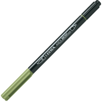 Pennarello Aqua Brush Duo - punte 2-4 mm - verde di cromo - conf. 10 pezzi - Lyra - L6520068 - 4084900662137 - DMwebShop