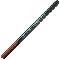 Pennarello Aqua Brush Duo - punte 2-4 mm - seppia scuro - conf. 10 pezzi - Lyra - L6520075 - 4084900662199 - DMwebShop
