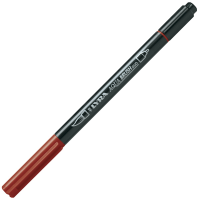 Pennarello Aqua Brush Duo - punte 2-4 mm - rosso Venezia - conf. 10 pezzi - Lyra - L6520090 - 4084900662311 - DMwebShop