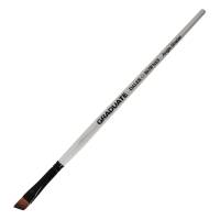 Pennello sintetico Graduate - angolare - smussato - manico corto - n. 1/2 - conf. 3 pezzi - Daler Rowney - D212157050 - 5011386081366 - DMwebShop