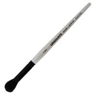 Pennello pelo di capra scuro Graduate - bombasino - manico corto - n. 1/2 - conf. 3 pezzi - Daler Rowney - D212188050 - 5011386081595 - DMwebShop