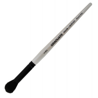 Pennello pelo di capra scuro Graduate - bombasino - manico corto - n. 1/2 - conf. 3 pezzi - Daler Rowney - D212188050 - 5011386081595 - DMwebShop