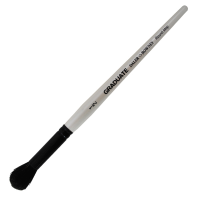 Pennello pelo di capra scuro Graduate - bombasino - manico corto - n. 1/2 - conf. 3 pezzi - Daler Rowney - D212188050 - 5011386081595 - DMwebShop
