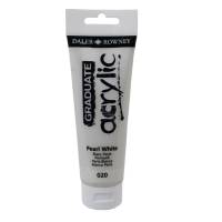 Colore acrilico fine Graduate - 120 ml - bianco perla - Daler Rowney - D123120020 - 5011386062792 - DMwebShop