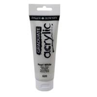 Colore acrilico fine Graduate - 120 ml - bianco perla - Daler Rowney - D123120020 - 5011386062792 - DMwebShop