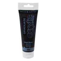 Colore acrilico fine Graduate - 120 ml - nero perla - Daler Rowney - D123120032 - 5011386062785 - DMwebShop