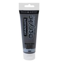 Colore acrilico fine Graduate - 120 ml - grigio neutro - Daler Rowney - D123120084 - 5011386062778 - DMwebShop