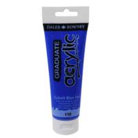 Colore acrilico fine Graduate - 120 ml - blu cobalto imitazione - Daler Rowney - D123120110 - 5011386062686 - DMwebShop
