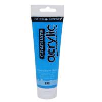 Colore acrilico fine Graduate - 120 ml - ceruleo imitazione - Daler Rowney - D123120130 - 5011386020525 - DMwebShop