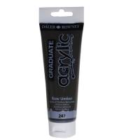 Colore acrilico fine Graduate - 120 ml - terra d'ombra naturale - Daler Rowney - D123120247 - 5011386077628 - DMwebShop