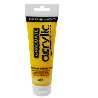 Colore acrilico fine Graduate - 120 ml - giallo cadmio imitazione - Daler Rowney - D123120605 - 5011386020518 - DMwebShop