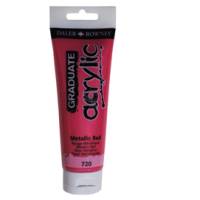 Colore acrilico fine Graduate - 120 ml - rosso metal - Daler Rowney - D123120720 - 5011386077567 - DMwebShop