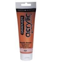 Colore acrilico fine Graduate - 120 ml - marrone metal - Daler Rowney - D123120721 - 5011386077604 - DMwebShop