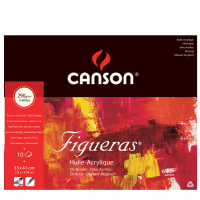 Blocco collato lato corto Figueras - 33 x 41 cm - 6F - 290 gr - 10 fogli - Canson 200857222