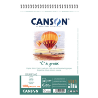 Album spiralato lato corto C a grain - A4+ - 180 gr - 30 fogli - conf. 10 pezzi - Canson - 400060604 - 3148950104045 - DMwebShop