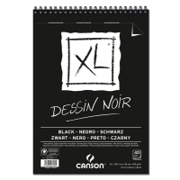 Album spiralato lato corto XL - A3 - 150 gr - 40 fogli nero - conf. 5 pezzi - Canson - 400039087 - 3148950074805 - DMwebShop