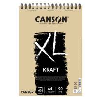 Album spiralato lato corto XL kraft - A4 - 90 gr - 60 fogli - conf. 5 pezzi - Canson - 400039141 - 3148950074898 - DMwebShop