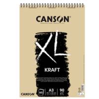Album spiralato lato corto XL kraft - A3 - 90 gr - 60 fogli - conf. 5 pezzi - Canson - 400039142 - 3148950074928 - DMwebShop