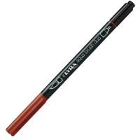 Pennarello Aqua Brush Duo - punte 2-4 mm - rosso indiano - conf. 10 pezzi - Lyra - L6520092 - 4084900603871 - DMwebShop