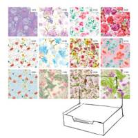 Carta regalo - raso - Fiori - 70 x 100 cm - scatola 100 fogli - Rex Sadoch - R4403GEN - 8006715132106 - DMwebShop