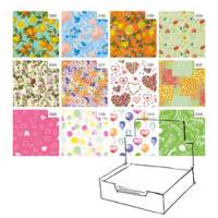 Carta regalo - raso - Primavera - 70 x 100 cm - scatola 100 fogli - Rex Sadoch - R4411GEN - 8006715071641 - DMwebShop