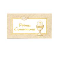 Bigliettino bomboniera personalizzabile - comunione - scatola 25 fogli A4 da 20 biglietti - Rex Sadoch - 53A4025 - 8004999430253 - DMwebShop