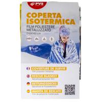 Coperta isotermica - 210 x 160 cm - oro-argento - Pvs - COP216 - 108034028011221 - DMwebShop
