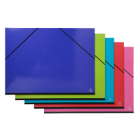 Cartella porta disegni con elastici Iderama - 52 x 72 cm - colori assortiti - conf. 5 pezzi - Exacompta - 25829E - 3130630258292 - DMwebShop