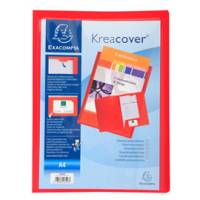 Cartella di presentazione Kreacover - in PP - 2 alette - rosso - A4 - Exacompta - 43503E - 3130630435037 - DMwebShop