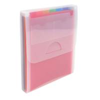 Classificatore valigetta verticale cristallo - 25,5 x 30,5 cm - 6 tasche - PPL - Exacompta - 55798E - 3130630557982 - DMwebShop