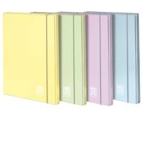 Cartella Pastel One Color - con elastico - 3 lembi - 26 x 35 cm - dorso 12 mm - colori assortiti - conf. 6 pezzi - Blasetti - 7190 - 89453A - DMwebShop