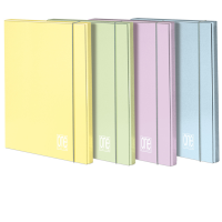 Cartella Pastel One Color - con elastico - 3 lembi - 26 x 35 cm - dorso 12 mm - colori assortiti - conf. 6 pezzi - Blasetti - 7190 - 8007758271906 - DMwebShop