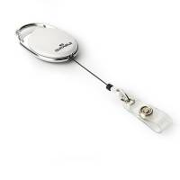 Chiocciola YO-YO Style per portabadge con filo retrattile Bianco - 80 cm - conf. 10 pezzi - Durable - 8324-02 - 4005546984575 - DMwebShop