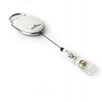 Chiocciola YO-YO Style per portabadge con filo retrattile Bianco - 80 cm - conf. 10 pezzi - Durable - 8324-02 - 4005546984575 - DMwebShop