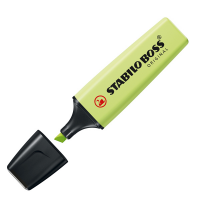 Evidenziatore Boss Pastel - tratto 2 - 5 mm - verde lime 133 - conf. 10 pezzi - Stabilo - 70/133 - 4006381557924 - DMwebShop